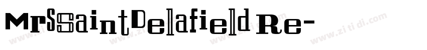 MrsSaintDelafield Re字体转换